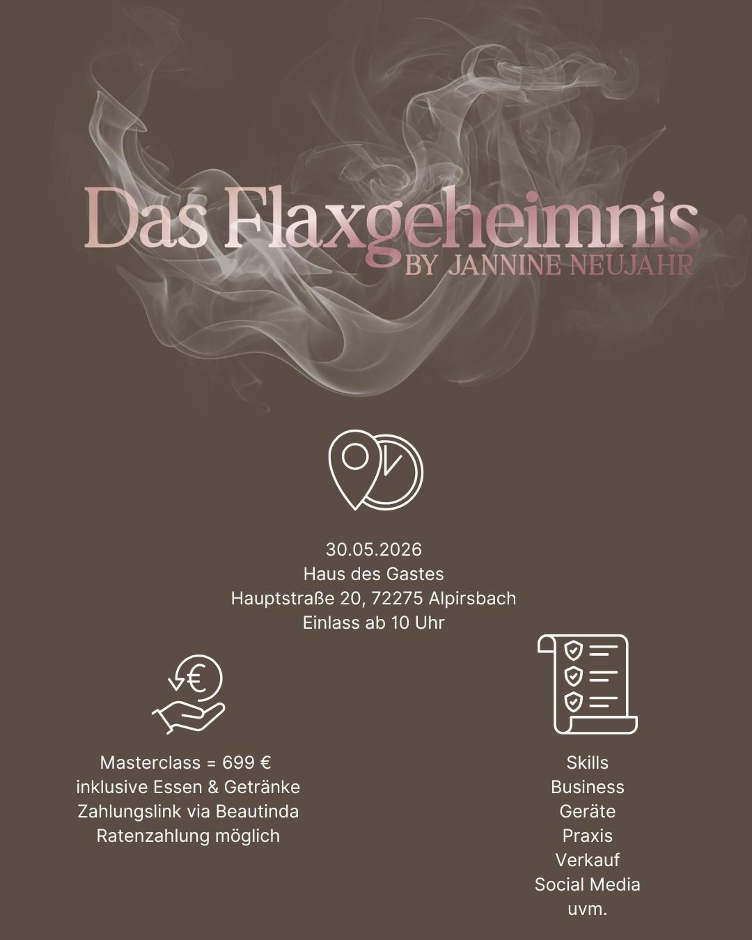 Das Flaxgeheminiss by Jannine Neujahr